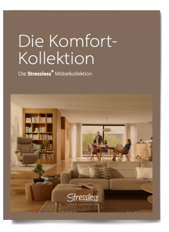 Darstellung des aktuellen Stressless® Prospekts.